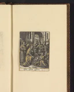Aanbidding door de herders by Adriaen Collaert