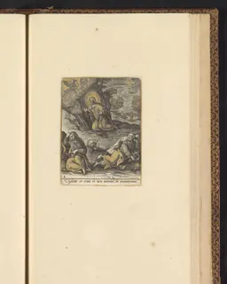 Christus in het Hof van Olijven by Adriaen Collaert