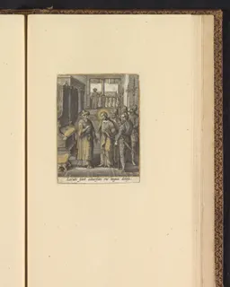 Christus terug bij Pilatus by Adriaen Collaert