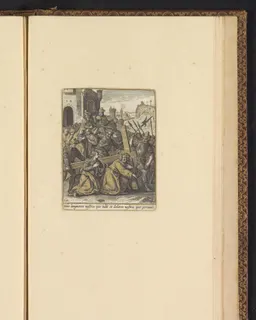 Kruisdraging met de H. Veronica by Adriaen Collaert