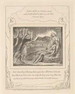 Job's Comforters by William Blake