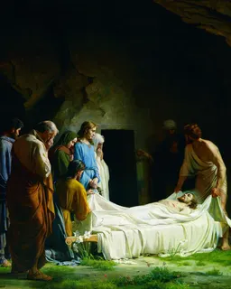 The Burial of Christ by Carl Heinrich Bloch