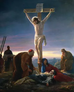 Christ at the Cross by Carl Heinrich Bloch
