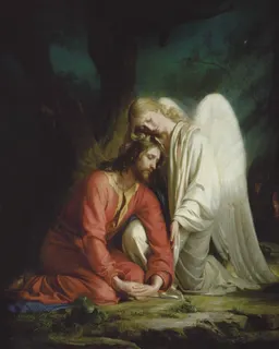 Christ in Gethsemane by Carl Heinrich Bloch