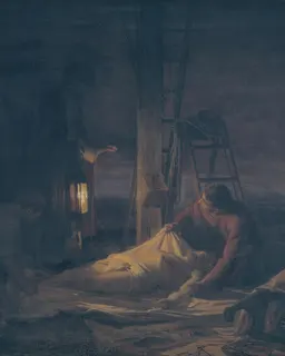 Descent from the Cross by Carl Heinrich Bloch