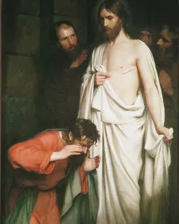The Doubting Thomas by Carl Heinrich Bloch