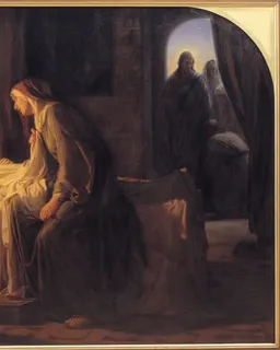 The Daughter of Jairus by Carl Heinrich Bloch
