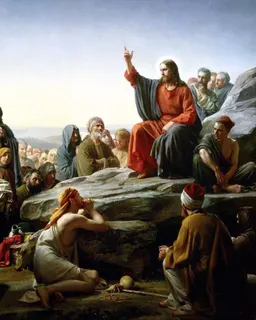 The Sermon on the Mount by Carl Heinrich Bloch
