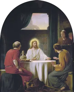 The Supper at Emmaus by Carl Heinrich Bloch