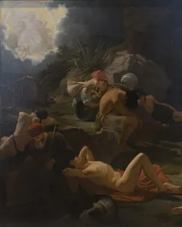 The Vision of the Prophet Ezekiel by Ditlev Blunck