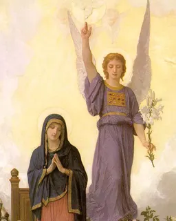 The Annunciation by William-Adolphe Bouguereau