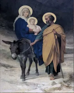The Flight into Egypt by William-Adolphe Bouguereau