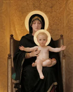 Virgin and Child by William-Adolphe Bouguereau