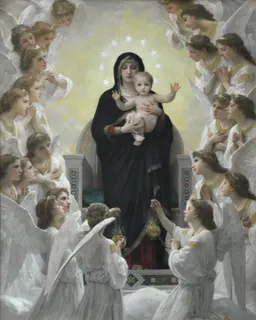 The Virgin with Angels by William-Adolphe Bouguereau