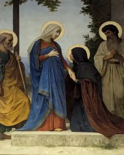 The Visitation by William-Adolphe Bouguereau