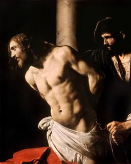 Christ at the Column by Michelangelo Merisi da Caravaggio
