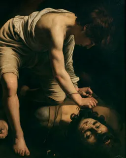 David and Goliath by Michelangelo Merisi da Caravaggio