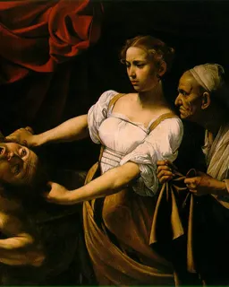 Judith Beheading Holofernes by Michelangelo Merisi da Caravaggio