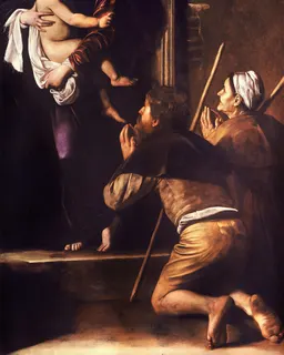 Madonna of Loreto (Madonna dei Pellegrini) by Michelangelo Merisi da Caravaggio