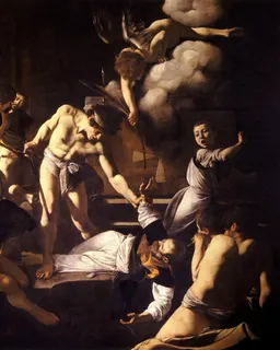 The Martyrdom of Saint Matthew by Michelangelo Merisi da Caravaggio