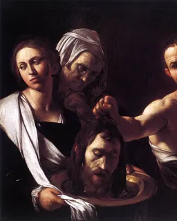Salome with the Head of John the Baptist (London) by Michelangelo Merisi da Caravaggio