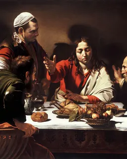 Supper at Emmaus (London) by Michelangelo Merisi da Caravaggio