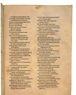 Codex Amiatinus, 1 Chronicles 1 (canvas 527) by Master of the Codex Amiatinus (Monkwearmouth-Jarrow scriptorium)
