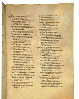 Codex Amiatinus, 1 Chronicles 11 (canvas 543) by Master of the Codex Amiatinus (Monkwearmouth-Jarrow scriptorium)
