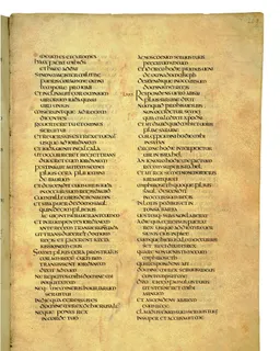 Codex Amiatinus, 1 Chronicles 6 (canvas 535) by Master of the Codex Amiatinus (Monkwearmouth-Jarrow scriptorium)
