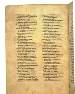Codex Amiatinus, 1 Chronicles 8 (canvas 538) by Master of the Codex Amiatinus (Monkwearmouth-Jarrow scriptorium)