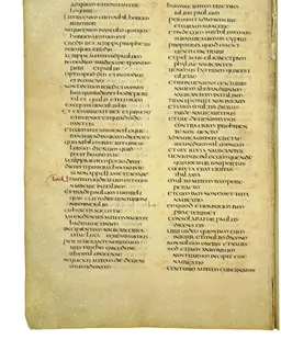 Codex Amiatinus, 1 Corinthians 2 (canvas 1862) by Master of the Codex Amiatinus (Monkwearmouth-Jarrow scriptorium)