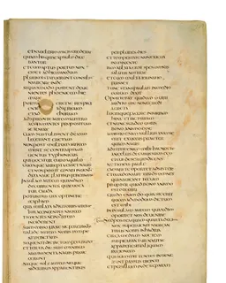Codex Amiatinus, 1 Corinthians 3 (canvas 1863) by Master of the Codex Amiatinus (Monkwearmouth-Jarrow scriptorium)