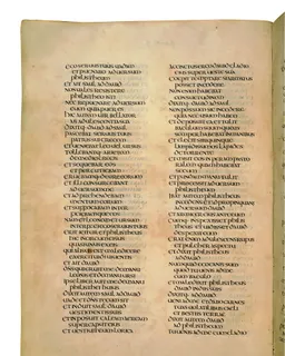 Codex Amiatinus, 1 Kings 11 (canvas 470) by Master of the Codex Amiatinus (Monkwearmouth-Jarrow scriptorium)