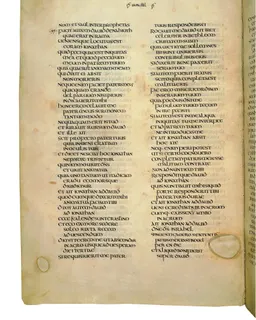 Codex Amiatinus, 1 Kings 15 (canvas 476) by Master of the Codex Amiatinus (Monkwearmouth-Jarrow scriptorium)