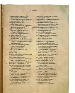 Codex Amiatinus, 1 Kings 18 (canvas 481) by Master of the Codex Amiatinus (Monkwearmouth-Jarrow scriptorium)