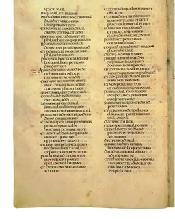 Codex Amiatinus, 1 Kings 20 (canvas 484) by Master of the Codex Amiatinus (Monkwearmouth-Jarrow scriptorium)