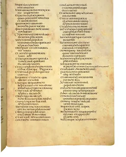 Codex Amiatinus, 1 Kings 5 (canvas 461) by Master of the Codex Amiatinus (Monkwearmouth-Jarrow scriptorium)