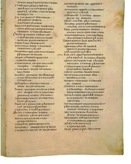 Codex Amiatinus, 1 Samuel 1 (canvas 369) by Master of the Codex Amiatinus (Monkwearmouth-Jarrow scriptorium)