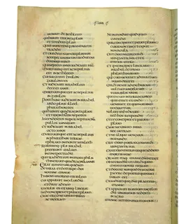 Codex Amiatinus, 1 Samuel 27 (canvas 410) by Master of the Codex Amiatinus (Monkwearmouth-Jarrow scriptorium)