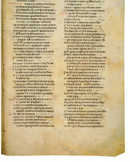 Codex Amiatinus, 1 Timothy 4 (canvas 1953) by Master of the Codex Amiatinus (Monkwearmouth-Jarrow scriptorium)