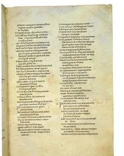 Codex Amiatinus, 2 Chronicles 13 (canvas 591) by Master of the Codex Amiatinus (Monkwearmouth-Jarrow scriptorium)