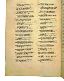 Codex Amiatinus, 2 Chronicles 9 (canvas 584) by Master of the Codex Amiatinus (Monkwearmouth-Jarrow scriptorium)