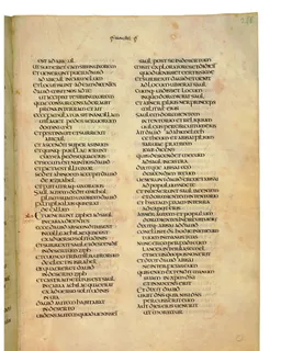 Codex Amiatinus, 2 Kings 1 (canvas 489) by Master of the Codex Amiatinus (Monkwearmouth-Jarrow scriptorium)