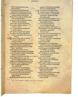 Codex Amiatinus, 2 Kings 14 (canvas 509) by Master of the Codex Amiatinus (Monkwearmouth-Jarrow scriptorium)