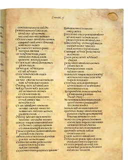 Codex Amiatinus, 2 Kings 22 (canvas 521) by Master of the Codex Amiatinus (Monkwearmouth-Jarrow scriptorium)