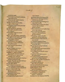 Codex Amiatinus, 2 Kings 4 (canvas 493) by Master of the Codex Amiatinus (Monkwearmouth-Jarrow scriptorium)