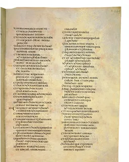 Codex Amiatinus, 2 Kings 5 (canvas 495) by Master of the Codex Amiatinus (Monkwearmouth-Jarrow scriptorium)