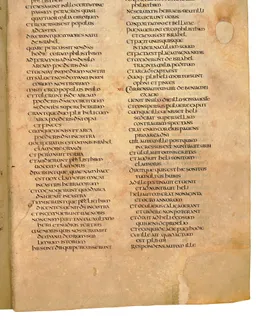 Codex Amiatinus, 2 Samuel 19 (canvas 445) by Master of the Codex Amiatinus (Monkwearmouth-Jarrow scriptorium)