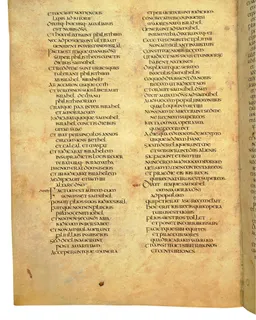 Codex Amiatinus, 2 Samuel 22 (canvas 450) by Master of the Codex Amiatinus (Monkwearmouth-Jarrow scriptorium)