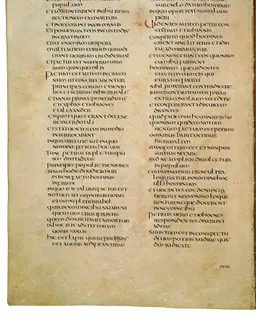 Codex Amiatinus, Acts 15 (canvas 1814) by Master of the Codex Amiatinus (Monkwearmouth-Jarrow scriptorium)